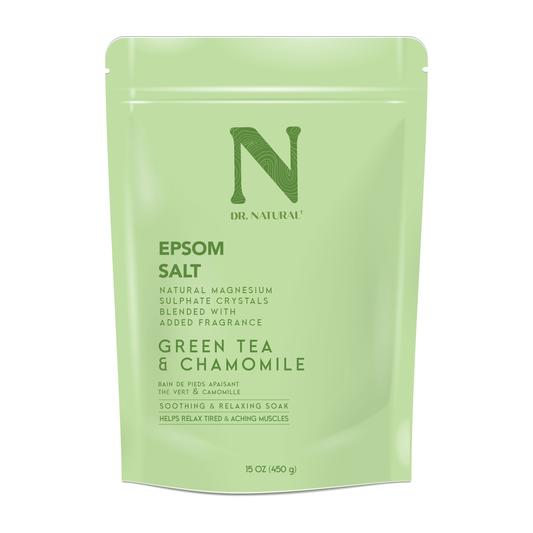 Natural Sense Epsom Salts Green Tea &amp; Chamomile 16oz 6 pk