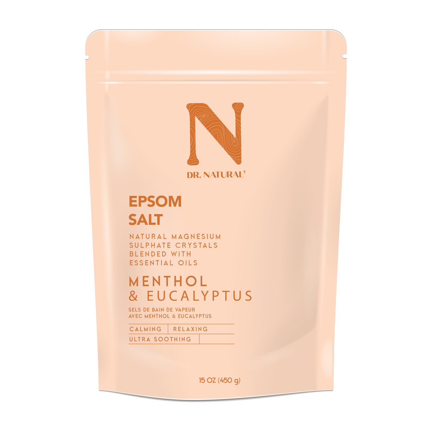 Natural Sense Epsom Salts Menthol &amp; Eucalyptus 16oz 6 pk