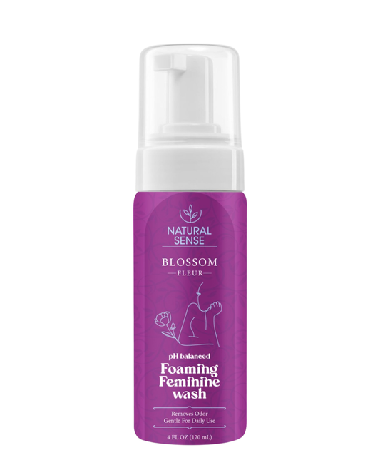 Natural Sense Foaming Feminine Wash Blossom 4oz 12 pk