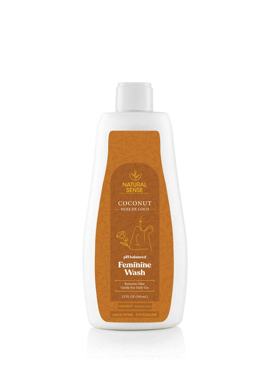 Natural Sense Feminine Wash Coconut 12oz 12 pk