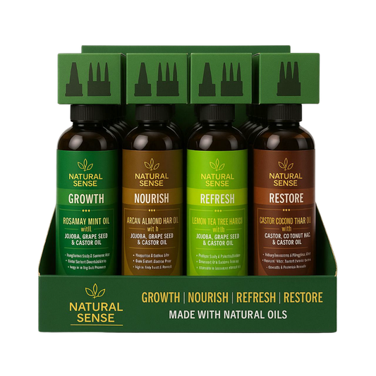 Natural Sense Assorted Hair Oils PDQ 24pk