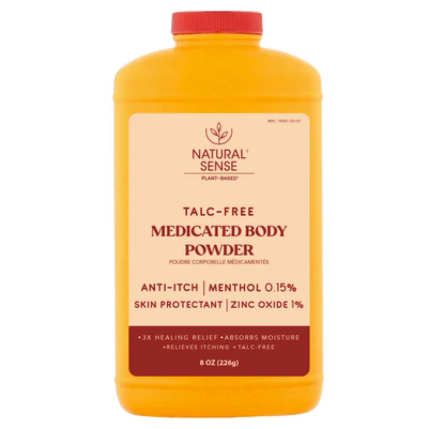 Natural Sense Medicated Body Powder 8oz 12 pk