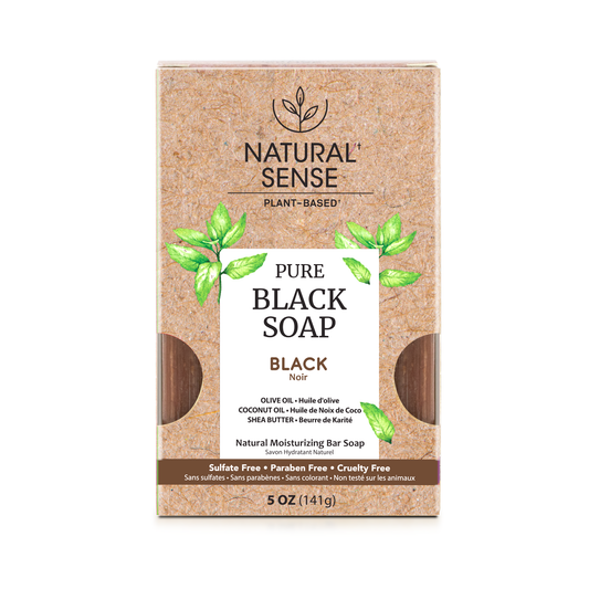 Natural Sense Black Bar Soap Noir 5oz 24 pk