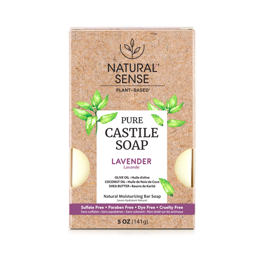 Natural Sense Castile Bar Soap Lavender 5oz 24 pk