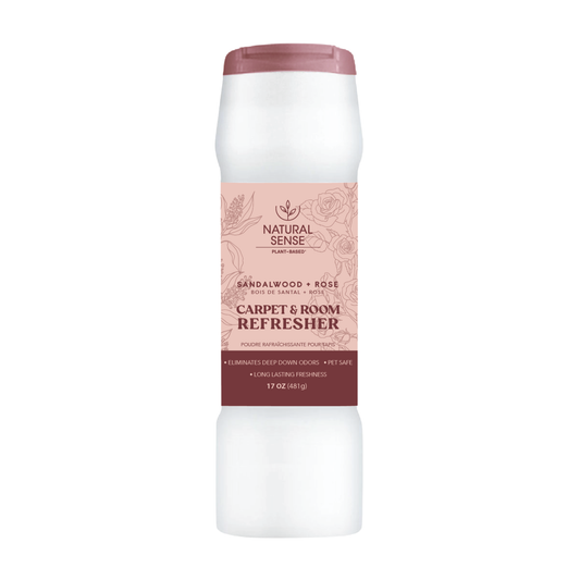 Natural Sense Carpet &amp; Room Refresher Sandalwood + Rose 17oz 6 pk