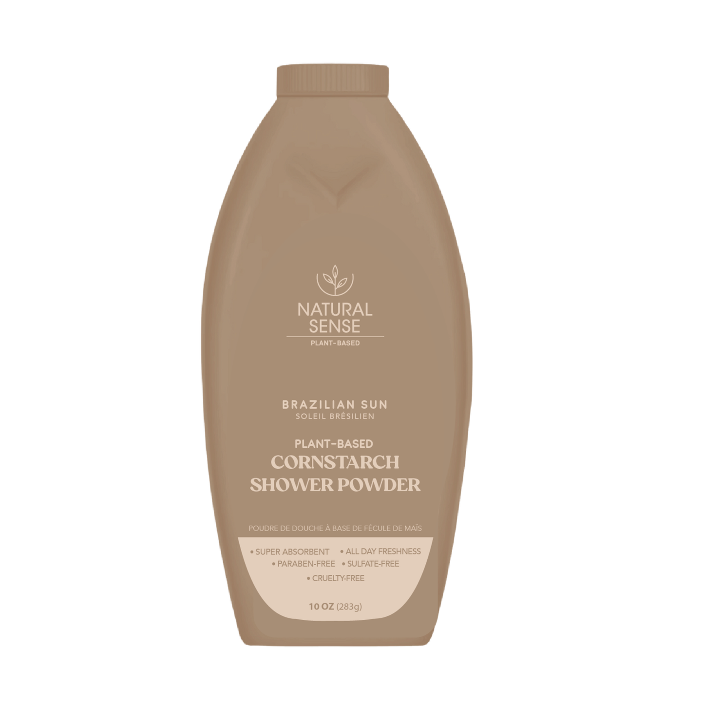 Natural Sense Shower Powder Brazilian Sun 10oz 12 pk