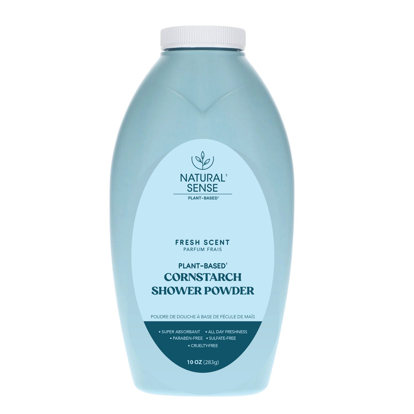 Natural Sense Shower Powder Fresh Scent 10oz 12 pk