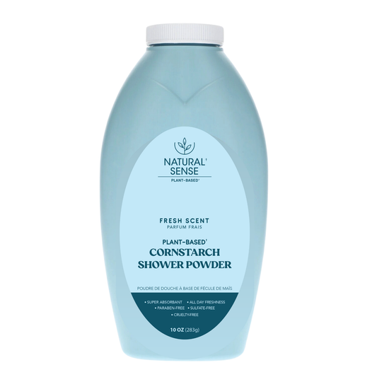 Natural Sense Shower Powder Fresh Scent 10oz 12 pk