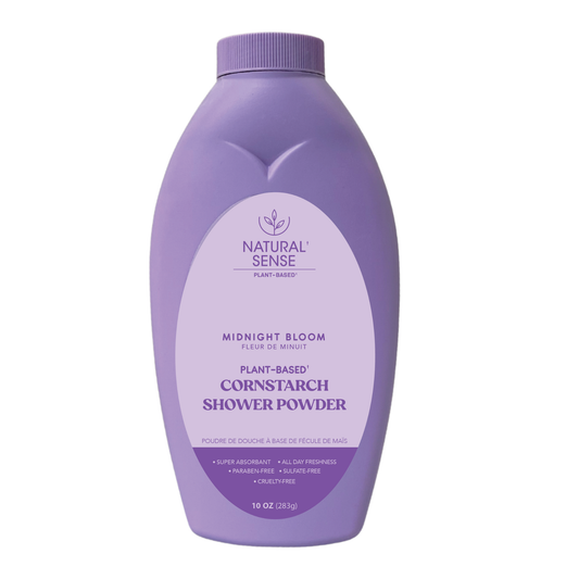 Natural Sense Shower Powder Midnight Bloom 10oz 12 pk