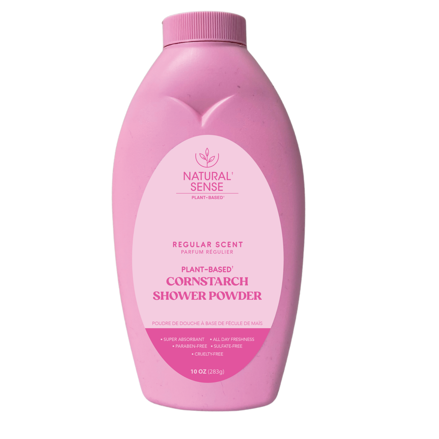 Natural Sense Shower Powder Regular Scent 10oz 12 pk