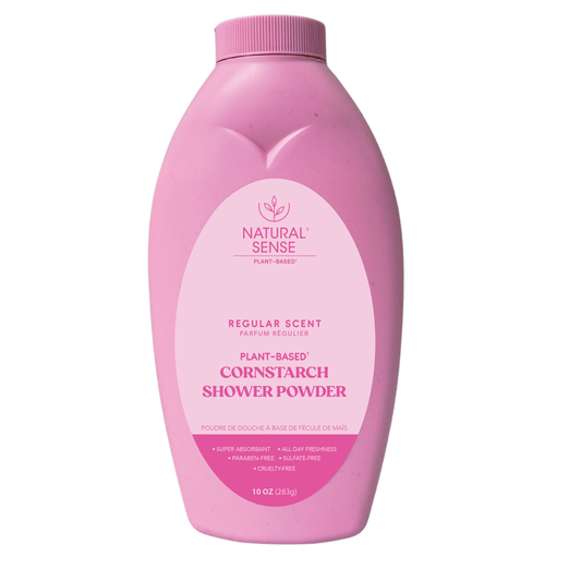 Natural Sense Shower Powder Regular Scent 10oz 12 pk