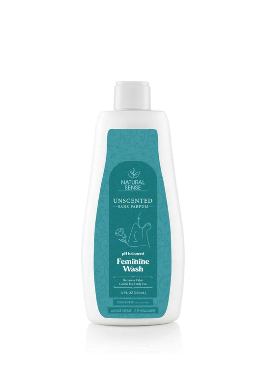 Natural Sense Feminine Wash Unscented 12oz 12 pk