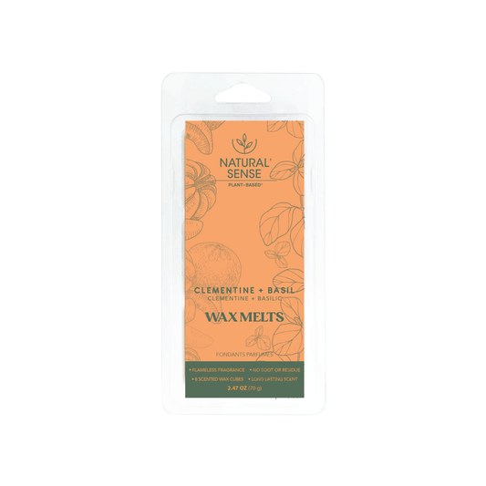 Natural Sense Wax Melts Clementine + Basil 2.47oz
