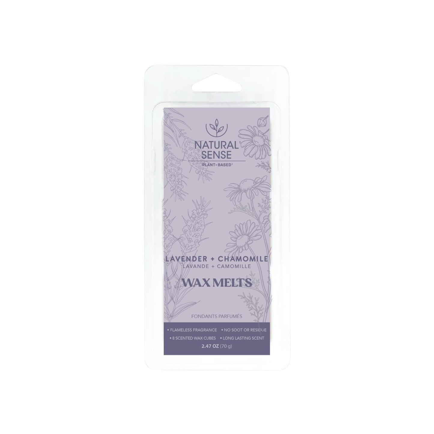 Natural Sense Wax Melts Lavender + Chamomile 2.47oz