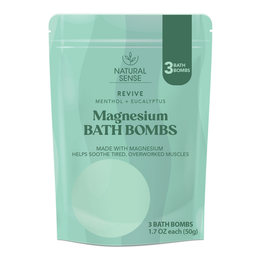 Natural Sense Bath Bombs Revive 3ct 12 pk
